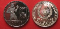 Paraguay PARAGUAY 150 Guaranies 1973 BOXER MÜNCHEN 1972 Silber RAR!!! # 90638