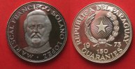 Paraguay PARAGUAY 150 Guaranies 1973 MARISCAL FRANCISCO SOLANO LOPEZ Silber RAR!!!# 90643