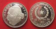 Paraguay PARAGUAY 150 Guaranies 1974 ALBERT EINSTEIN Silber RAR!!!# 90648