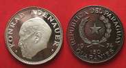 Paraguay PARAGUAY 150 Guaranies 1974 KONRAD ADENAUER Silber RAR!!! # 90656