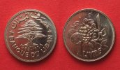 Libanon LIBANON 1 Livre 1968 FAO Nickel # 90686