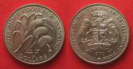 Dominica DOMINICA 4 Dollars 1970 F.A.O. Cu-Ni UNC SCARCE! # 90756