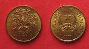 Guinea-Bissau GUINEA-BISSAU 1 Peso 1977 bronze UNC # 90758