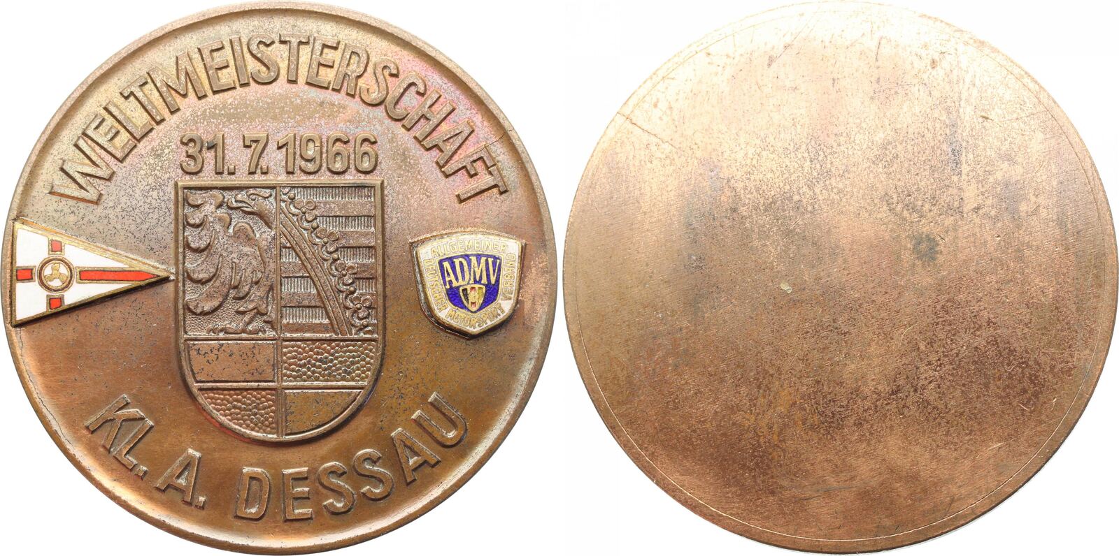 Anhalt Dessau Stadt Bronzemedaille Vorz Glich Ma Shops