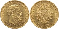 Preußen 10 Mark Gold Friedrich III. 1888.