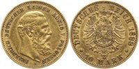Preußen 10 Mark Gold Friedrich III. 1888.