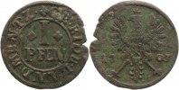 Rietberg-Grafschaft Cu I Pfennig Maximilian Ulrich 1699-1746.