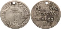 Reformation Silberabschlag vom Goldgulden 100 Jahre Reformation 1617.