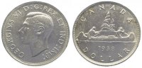 Kanada Dollar George VI. 1937-1952.