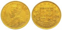 Kanada 5 Dollars Gold George V. 1910-1936.