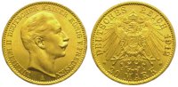 Preußen 20 Mark Gold Wilhelm II. 1888-1918.