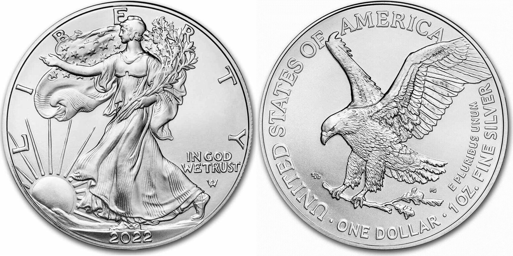 Usa Dollar American Silber Silver Eagle Oz Silberm Nze