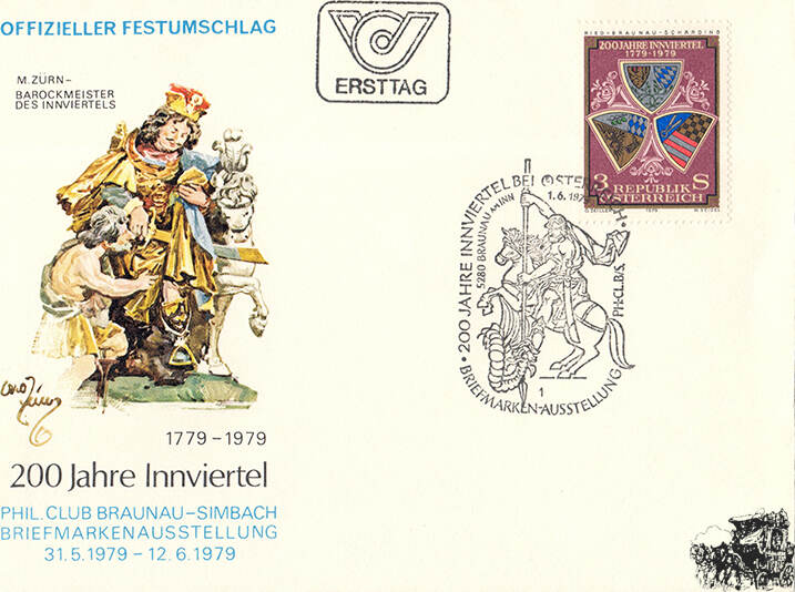 Sterreich Fdc S Jahre Innviertel Ma Shops