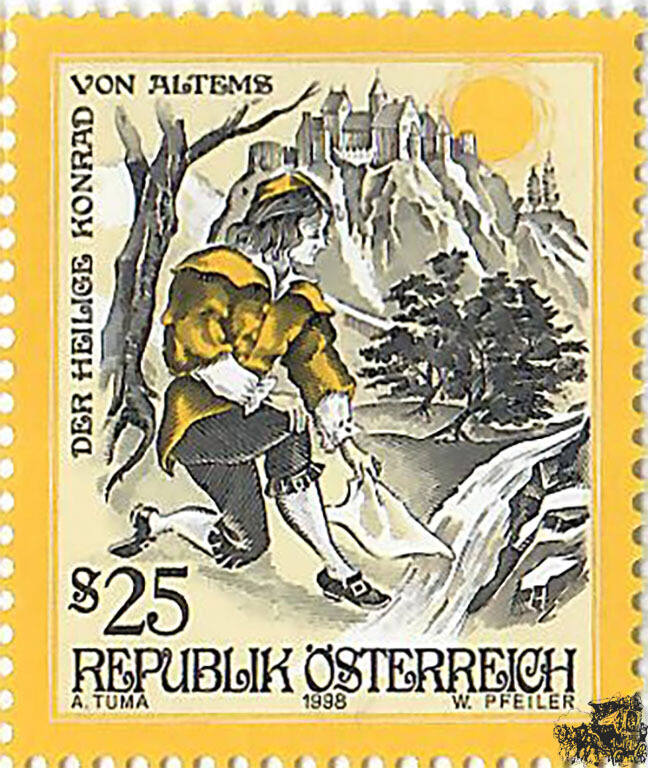 Österreich 1998 25 S Freim Erg Wert Sagen und Legenden aus