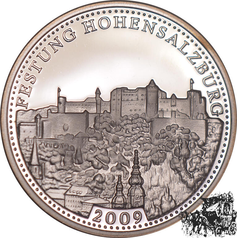 Österreich Salzburg Ag Medaille Serie 800 Jahre Salzburg Festung