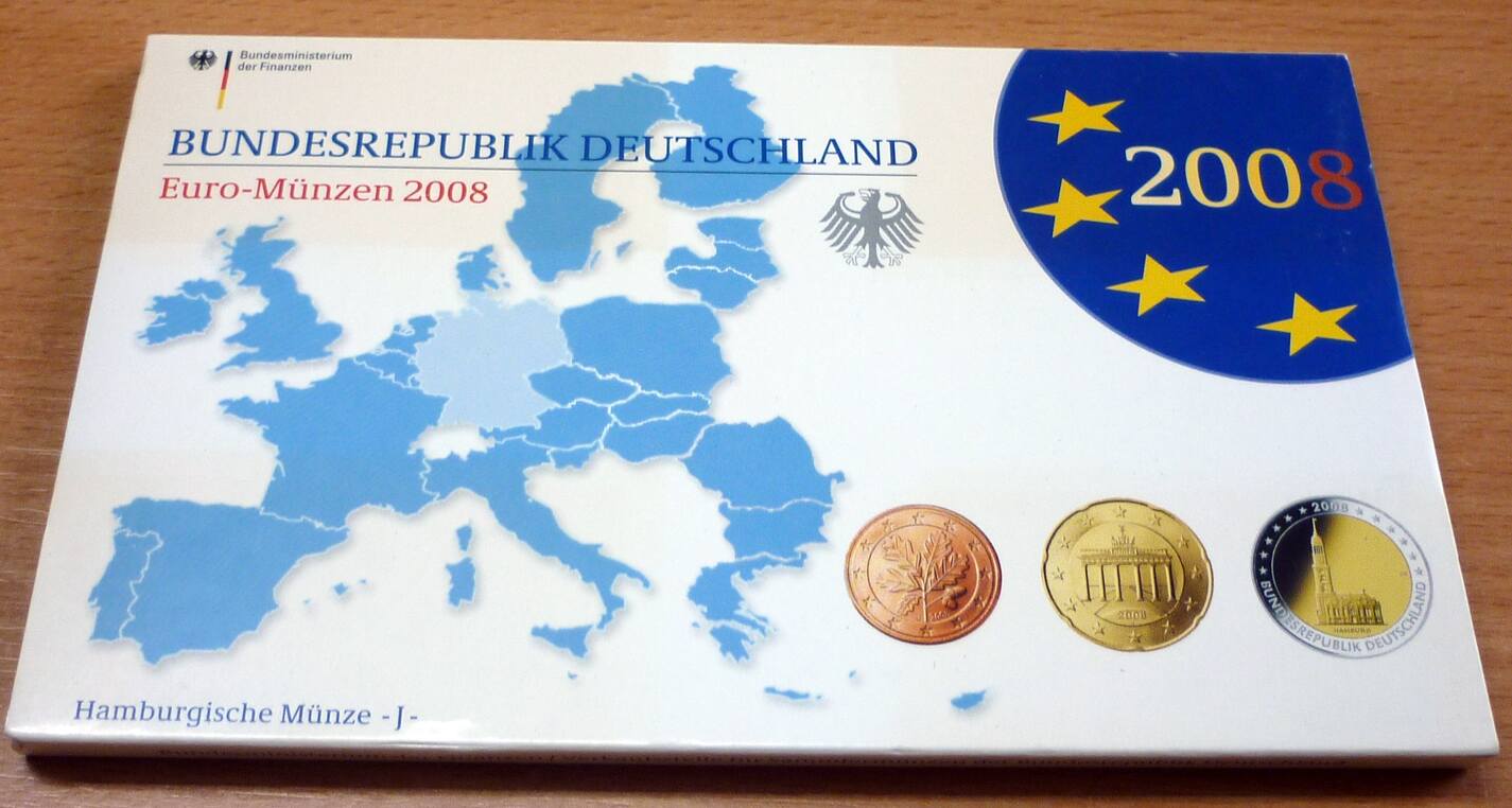 Deutschland Brd Germany Euro J Offizieller Euro