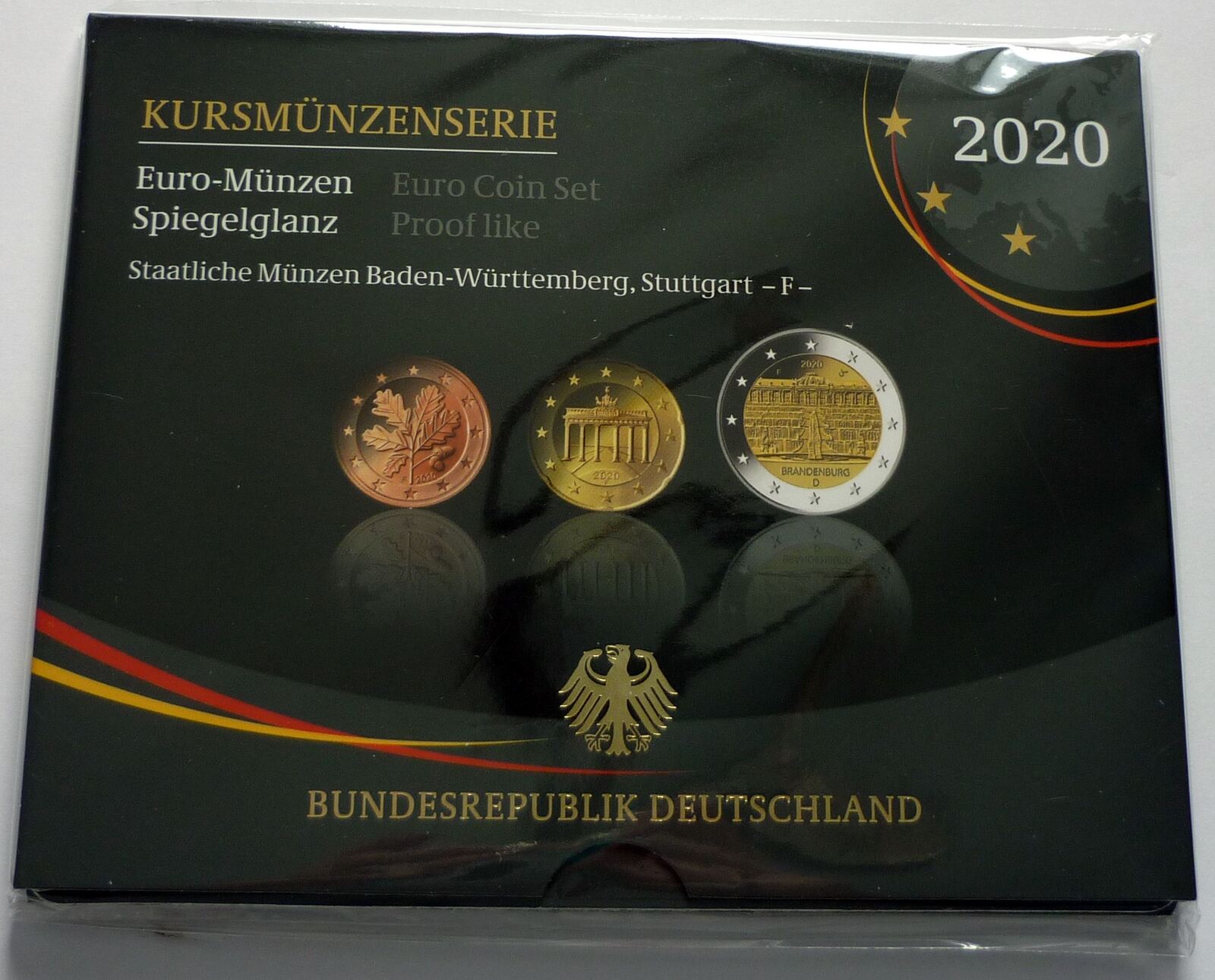 Deutschland BRD Germany 5 88 Euro 2020 F Offizieller Euro