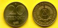 DDR, Deutschland 20 Pfennig DDR 20 Pfennig 1986 A stgl matt