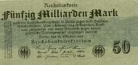 Deutschland 50 Milliarden Mark 50 Milliarden Mark 26.10.1923 (x0017)