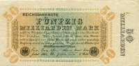 Deutschland 50 Milliarden Mark 50 Milliarden Mark 10.10.1923 (x0020)