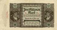 Deutschland 2 Millonen Mark Infla: 2 Millonen Mark 23.7.1923 (x0048)