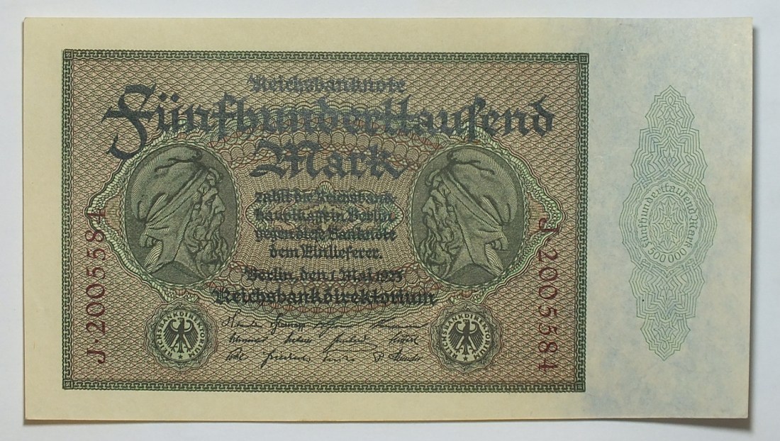 Um 500.000 Mark [1920]