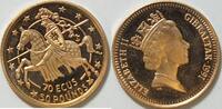 Gibralta 70 Ecus/ 50 Pfund Auflage 5000 Stück, 6,12 g, .500 Gold
