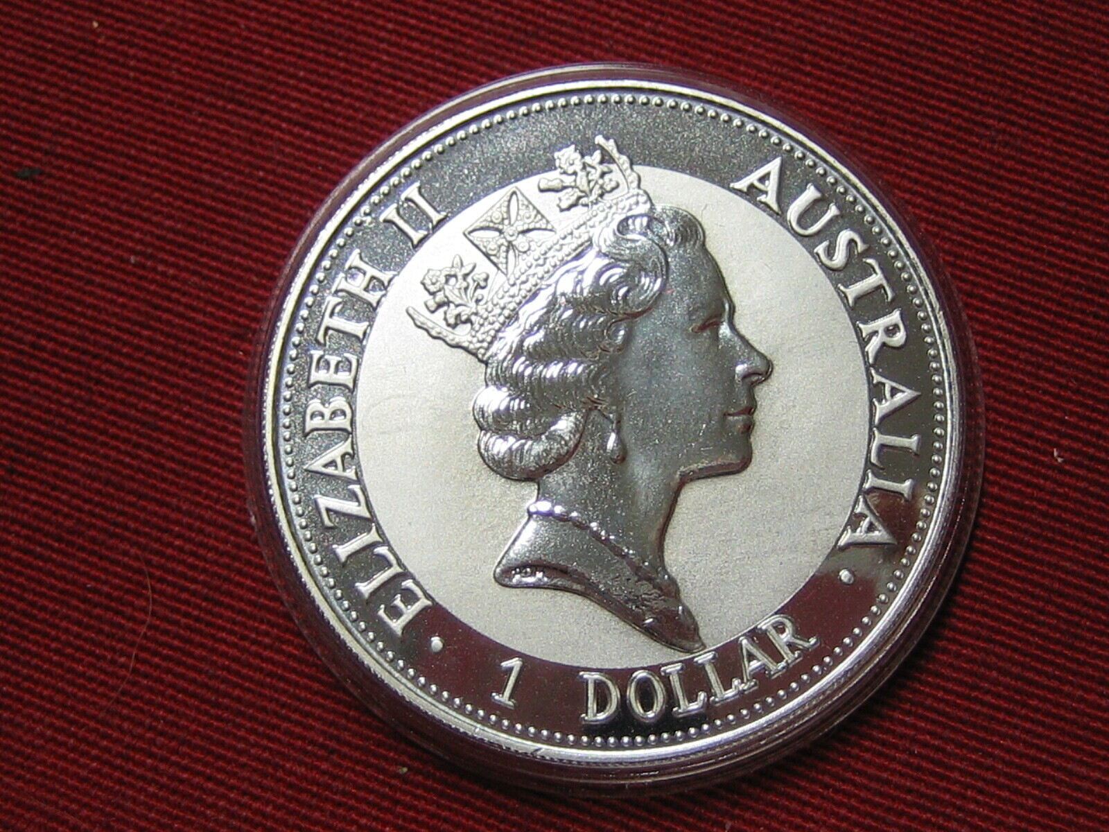 Australien 1 Dollar 1992 Kookaburra 1 Unze Silber BU Unc MA Shops