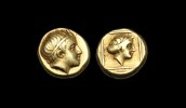 GREEK - ASIA-MINOR Hekte GR-DJKQ - ASIA MINOR - LESBOS, Mytilene, Electrum Hekte, ca.377-326BC. CENTRED