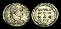 ROMAN IMPERIAL AE3 LT-QTFB - CONSTANTINE I (the Great), AE3 Tin, ca.318-9AD. VERY-RARE TYPE.