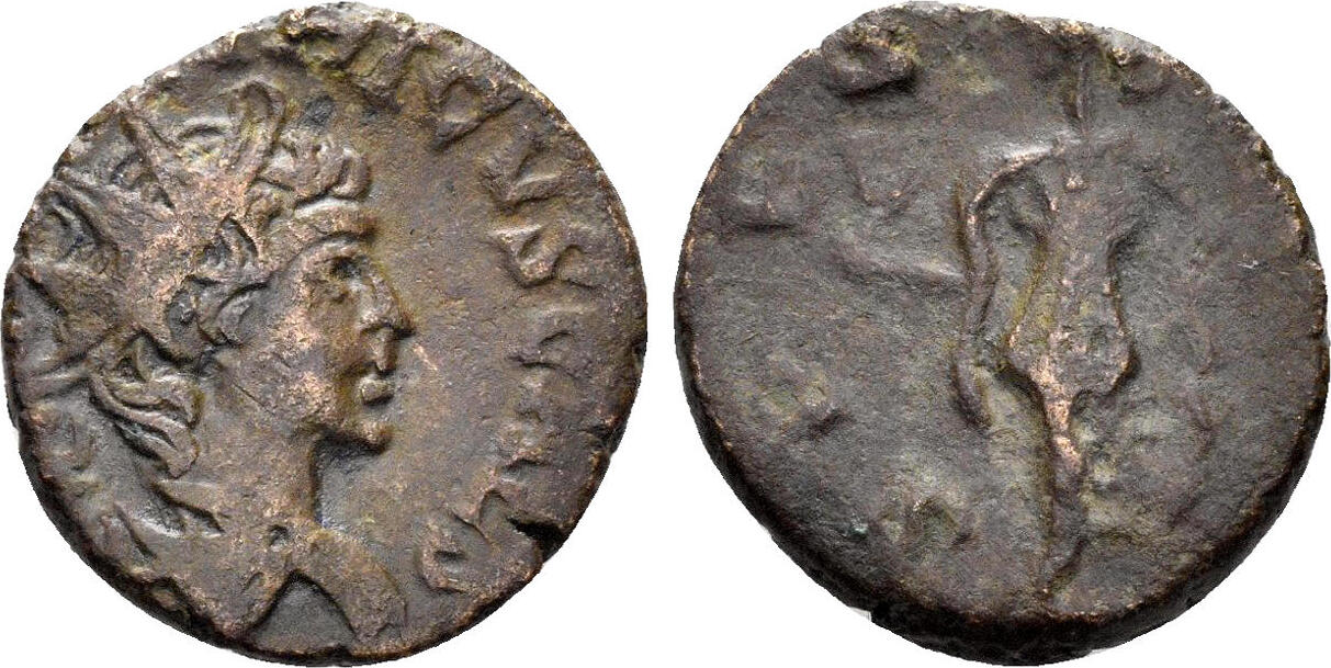 Roman Empire Antoninianus Tetricus Ii Caesar Ad Barbarous