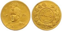 Iran 1/2 Toman A Gold Ahmad Shah (AH 1327-1344) 1909-1925. Bild