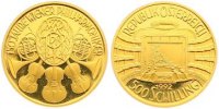 Österreich 500 Schilling Gold Gold Zweite Republik nach 1945. Bild