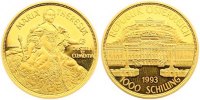 Österreich 1000 Schilling Gold Gold Zweite Republik nach 1945. Bild