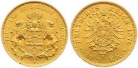 Hamburg 20 Mark Gold Bild