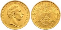 Preußen 20 Mark Gold Wilhelm II. 1888-1918. Bild