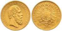 Württemberg 20 Mark Gold Karl 1864-1891. Bild