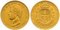 Italien-Sardinien 20 Lire Gold Carlo Alberto 1831-1849.
