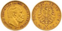 Preußen 20 Mark Gold Wilhelm I. 1861-1888.