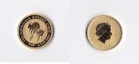 Australien 15 Dollars Australien Nugget - Känguru 1/10 Unze Gold 2004