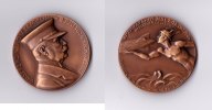 Weimarer Republik AE-Medaille 1924 "Graf Zeppelin - Amerikafahrt des LZ 126"