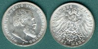 Württemberg 3 Mark Wilhelm II.
