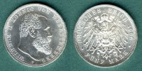 Württemberg 5 Mark Wilhelm II.