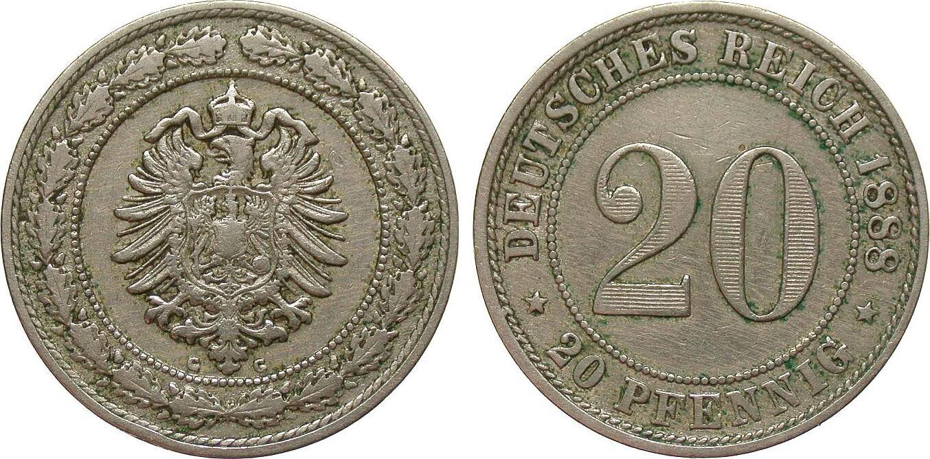 Kaiserreich Pfennig G Knapp Sehr Sch N Ma Shops