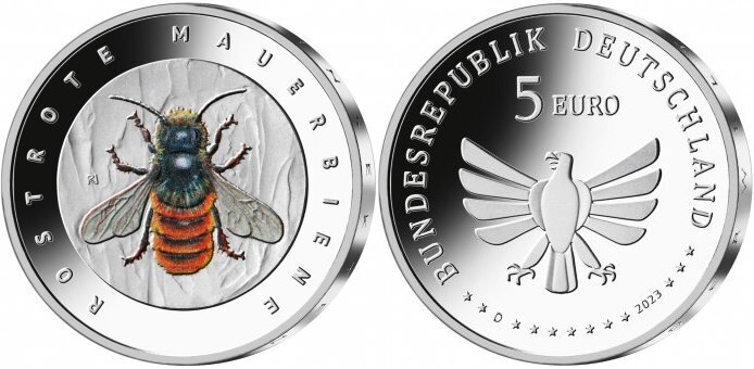 Deutschland Euro X D Wunderwelt Insekten Rostrote