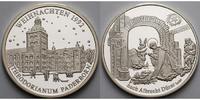 Paderborn Medaille<br>14,76g<br>fein,<br>35mm Ø Medaille in Silber, Weihnachten 1992, Theodorianum PB in Kapsel & Etui & Zertif.