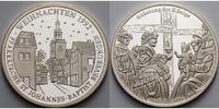 Beverungen Medaille<br>14,85g<br>fein,<br>35mm Ø Medaille in Silber, Weihnachten 1992 Pfarrk.St.Joh.-Baptist i.Kapsel&Etui&Zerti.