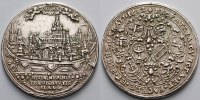 Ulm 1 Regimentstaler Regimentstaler Ulm, Silbergußmedaille, sehr schönes Exemplar, SEHR SELTEN