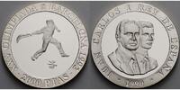 Spanien 2000 Pesetas Oly. Sommerspiele in Barcelona, -Pelota- inkl. Kapsel mit orig. u. MDM Zerti.