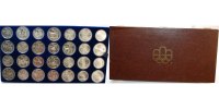 Kanada, Montreal, Oly 5/10 Dollar (14x10Dollar/<br>14x5Dollar) XXI. Oly.Sommerspiele 1976 in Montreal kompl.Satz (28 Münzen) 947.94 fein Silber Bild